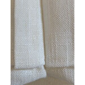 Twodrapes Pleated Memory Trained Linen Curtains Pinch Pleated 38" X 45" 2 Sets